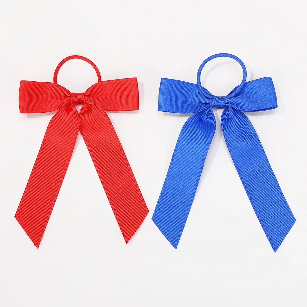 Ribbon Hair Bands Toddler Cheer Bow Head Rope Kids Fashion Solid for Sweet Girls children Party Headwear Hair Accessories