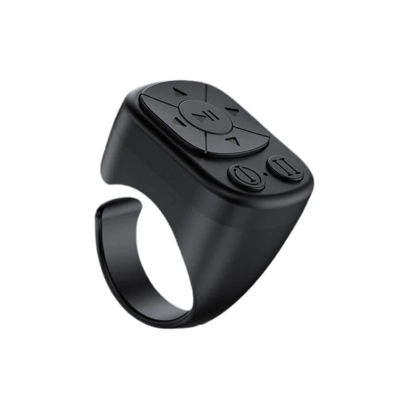 Scrolling Ring Wireless Finger Shutter Remote Control Page TurnerMobile Phone Controller Bluetoothcompatible For Home Travel Car