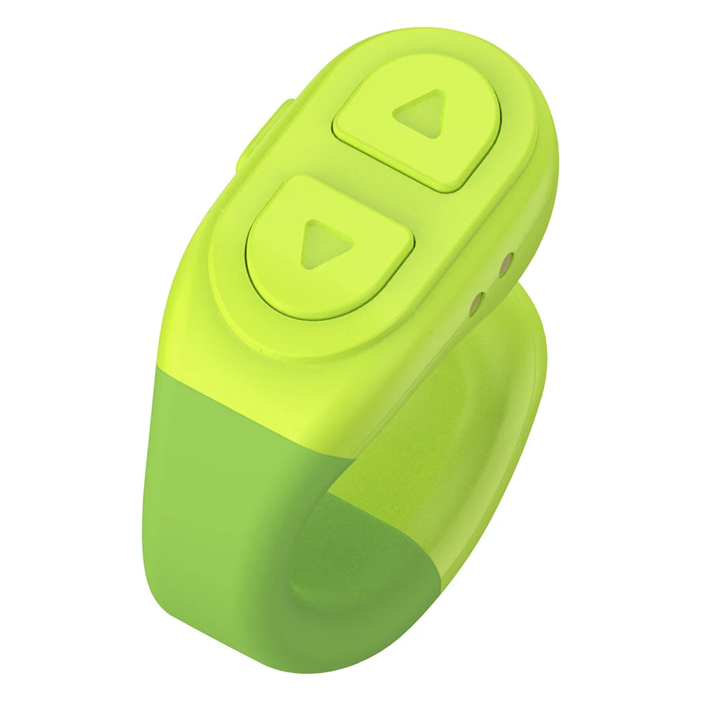 For TikTok Scrolling Ring Wireless Camera Shutter Selfie Button Kindle App Remote Page Turner Clicker for iOS Android Cell Phone