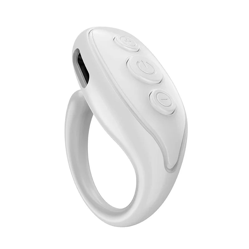 For TikTok Scrolling Ring Wireless Camera Shutter Selfie Button Kindle App Remote Page Turner Clicker for iOS Android Cell Phone