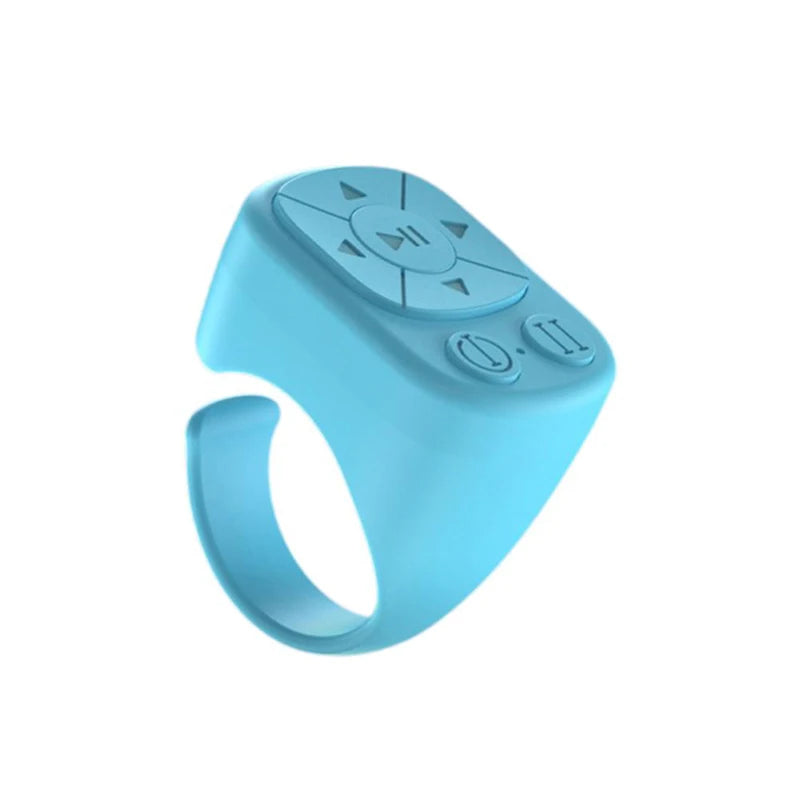Scrolling Ring Wireless Finger Shutter Remote Control Page TurnerMobile Phone Controller Bluetoothcompatible For Home Travel Car