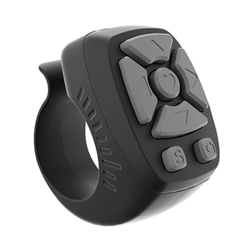 For TikTok Scrolling Ring 7 Keys Page Turner Scroller BT 5.0 Finger Remote Mobile Phone Video Remote for Android iOS iPhone iPad