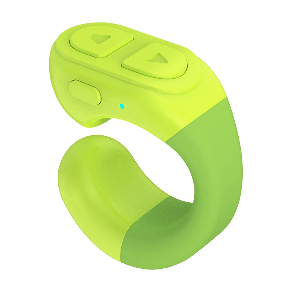 For TikTok Scrolling Ring Wireless Camera Shutter Selfie Button Kindle App Remote Page Turner Clicker for iOS Android Cell Phone