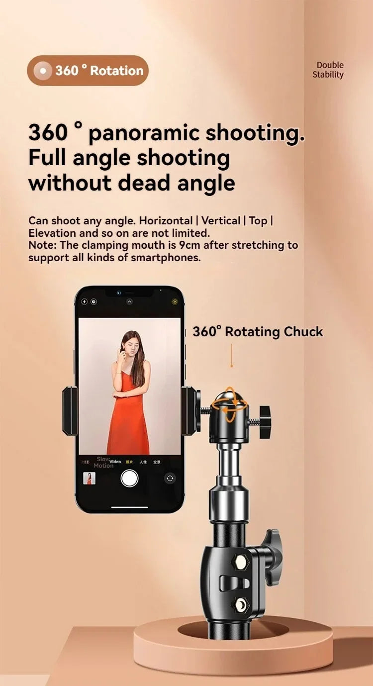 Photographic Lighting Tripod Aluminum Alloy Foldable Portable Light Stand Photography Camera Flash Mobile Phone Mount Brackets