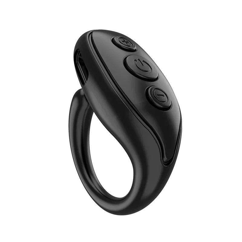 For TikTok Scrolling Ring Wireless Camera Shutter Selfie Button Kindle App Remote Page Turner Clicker for iOS Android Cell Phone