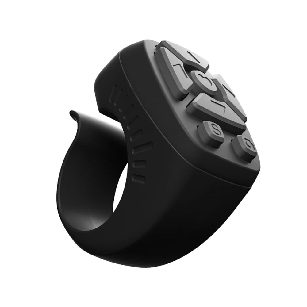 For TikTok Scrolling Ring 7 Keys Page Turner Scroller BT 5.0 Finger Remote Mobile Phone Video Remote for Android iOS iPhone iPad