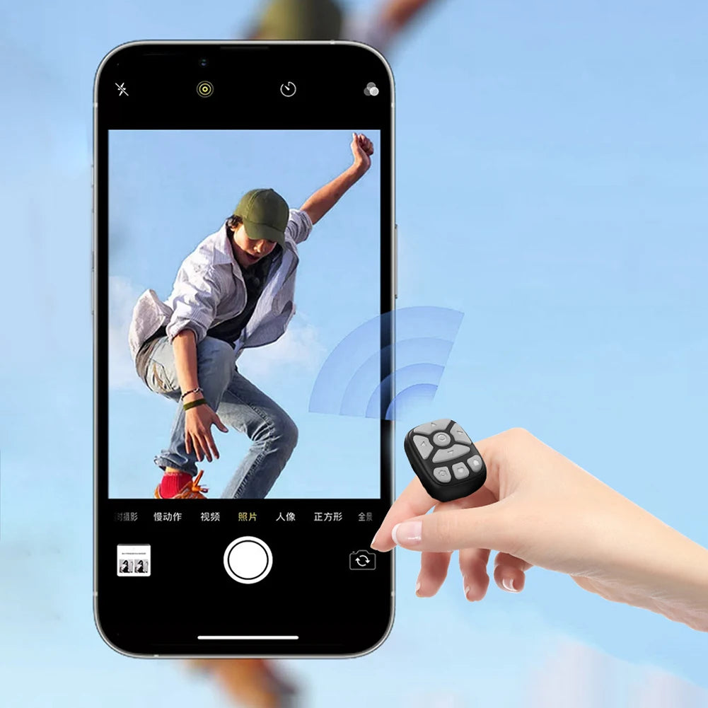 Bluetooth Remote Control Scrolling Ring E-book Page Turner for Tiktok Mobile Video Remote Control Selfie Stick Camera Controller