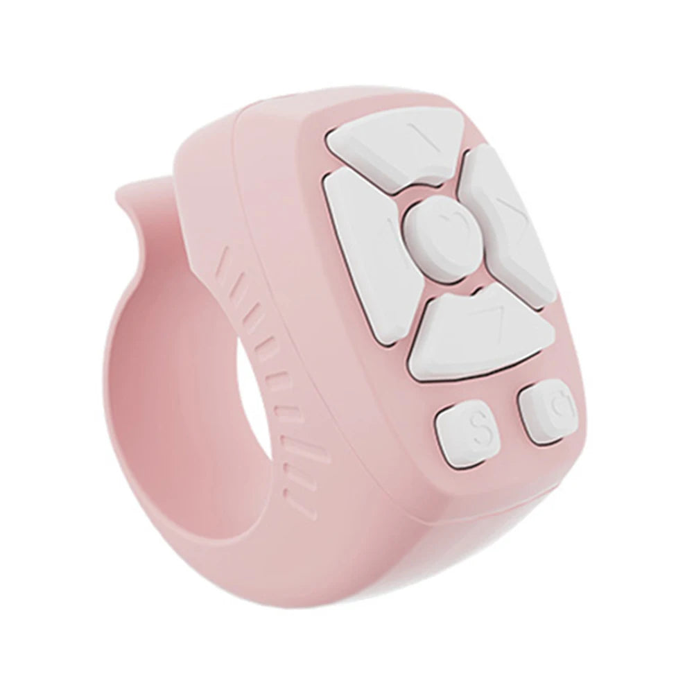 For TikTok Scrolling Ring 7 Keys Page Turner Scroller BT 5.0 Finger Remote Mobile Phone Video Remote for Android iOS iPhone iPad