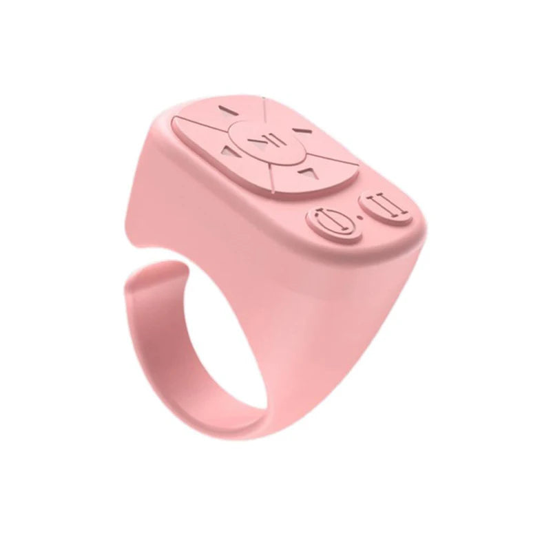 Scrolling Ring Wireless Finger Shutter Remote Control Page TurnerMobile Phone Controller Bluetoothcompatible For Home Travel Car