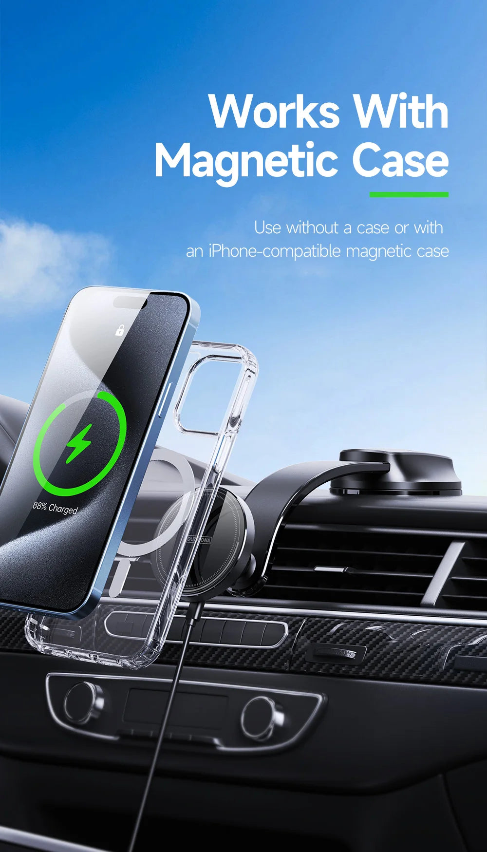 Magnetic Wireless Car Charger